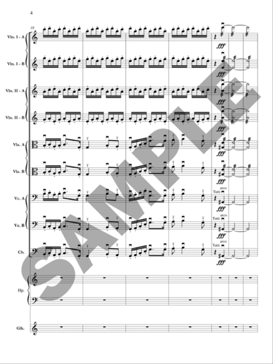 The Planets: Jupiter - Bringer of Jollity Orchestra scores gallery preview page 5
