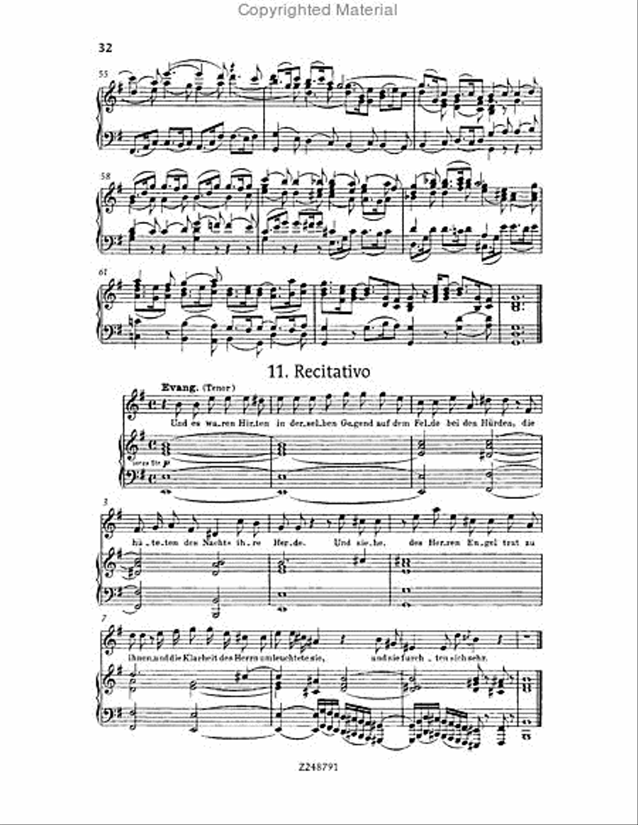 Christmas Oratorio, BWV 248 Choir scores gallery preview page 31