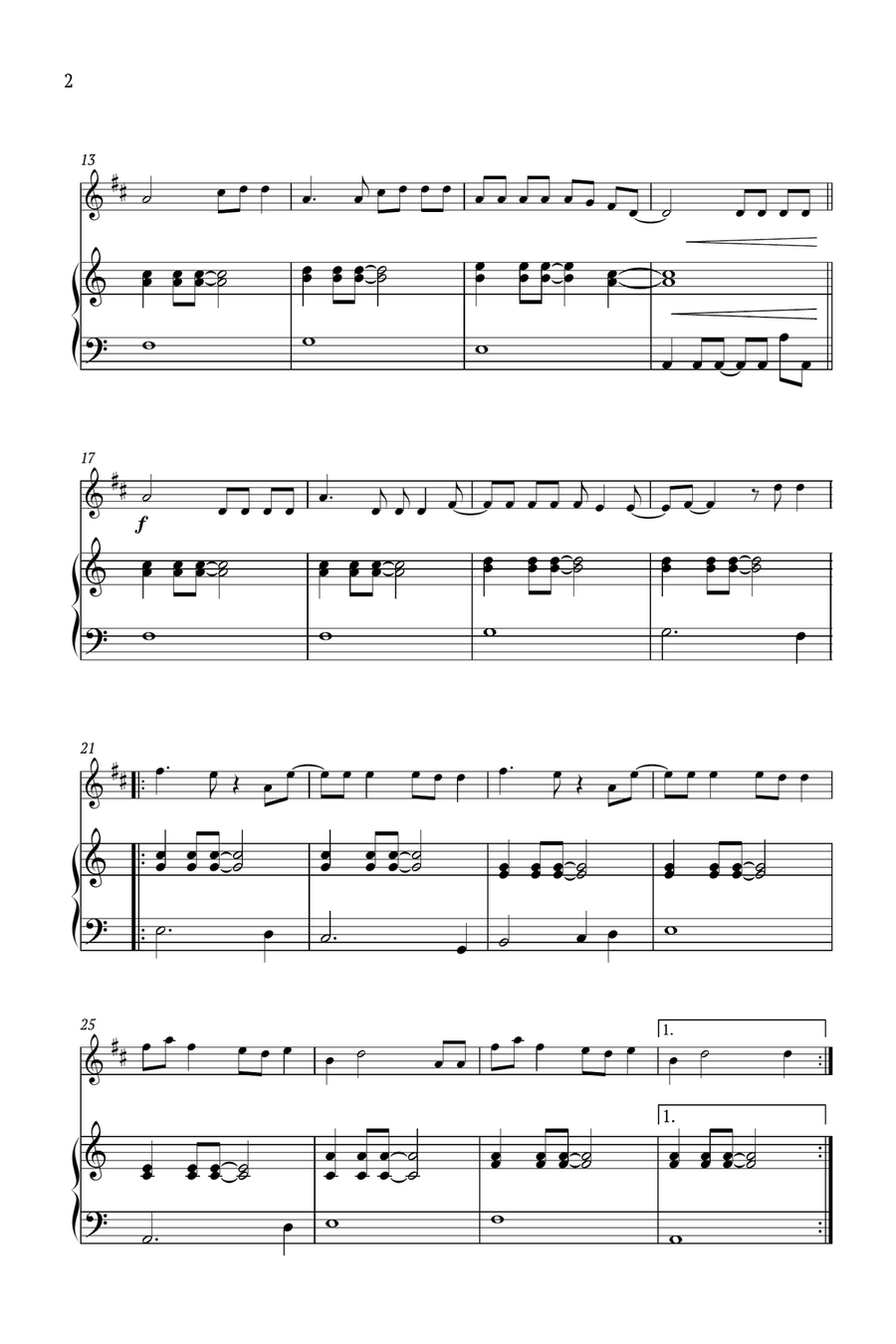 Cruel Summer B-Flat Clarinet scores gallery preview page 2