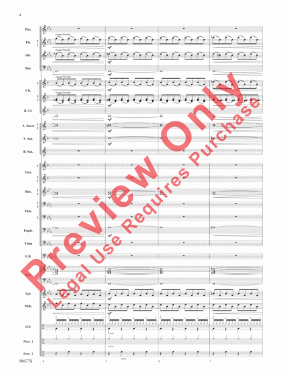 Thriller Thriller Concert Band scores gallery preview page 5
