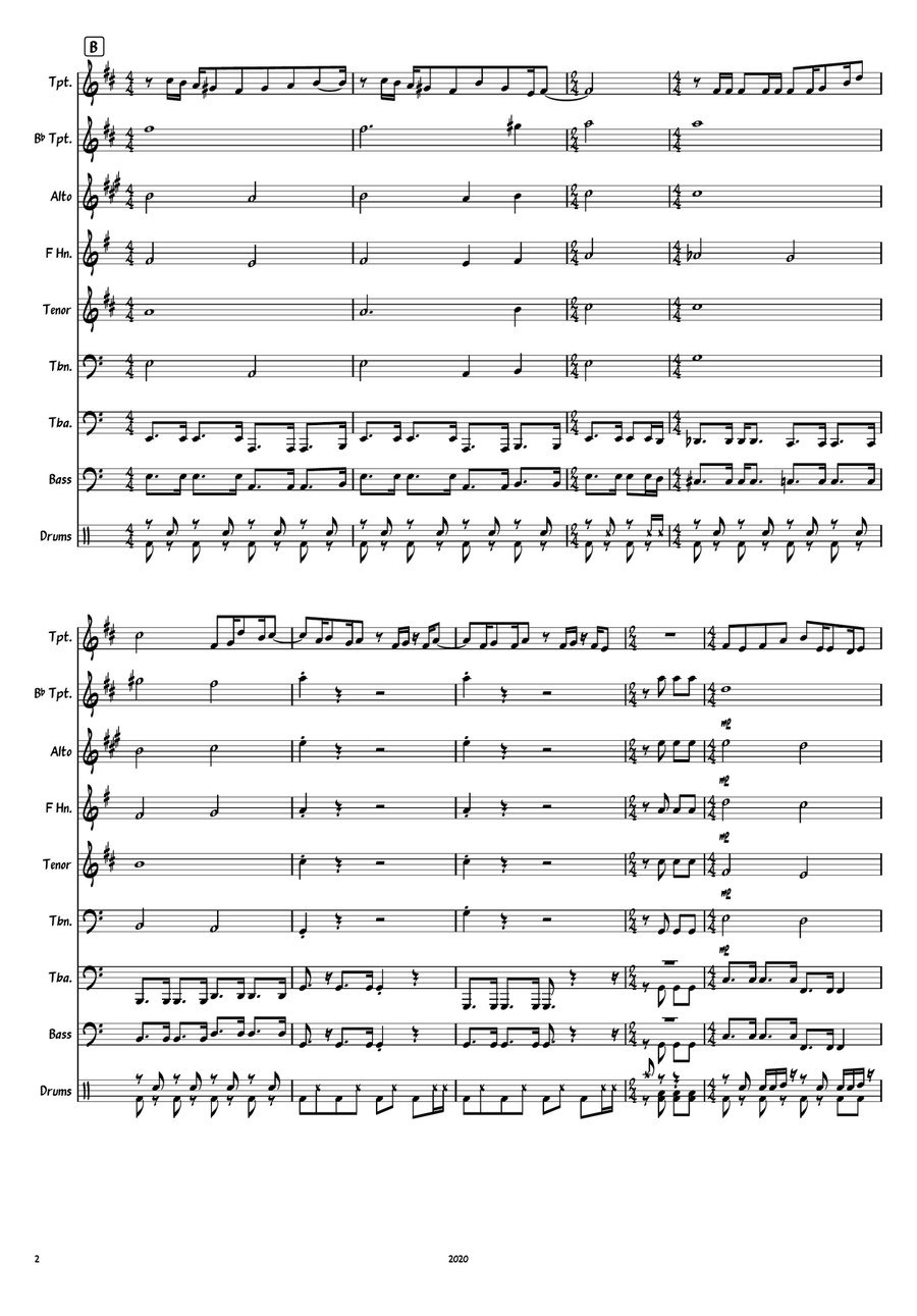 Do You Know The Way To San Jose Large Ensemble scores gallery preview page 2
