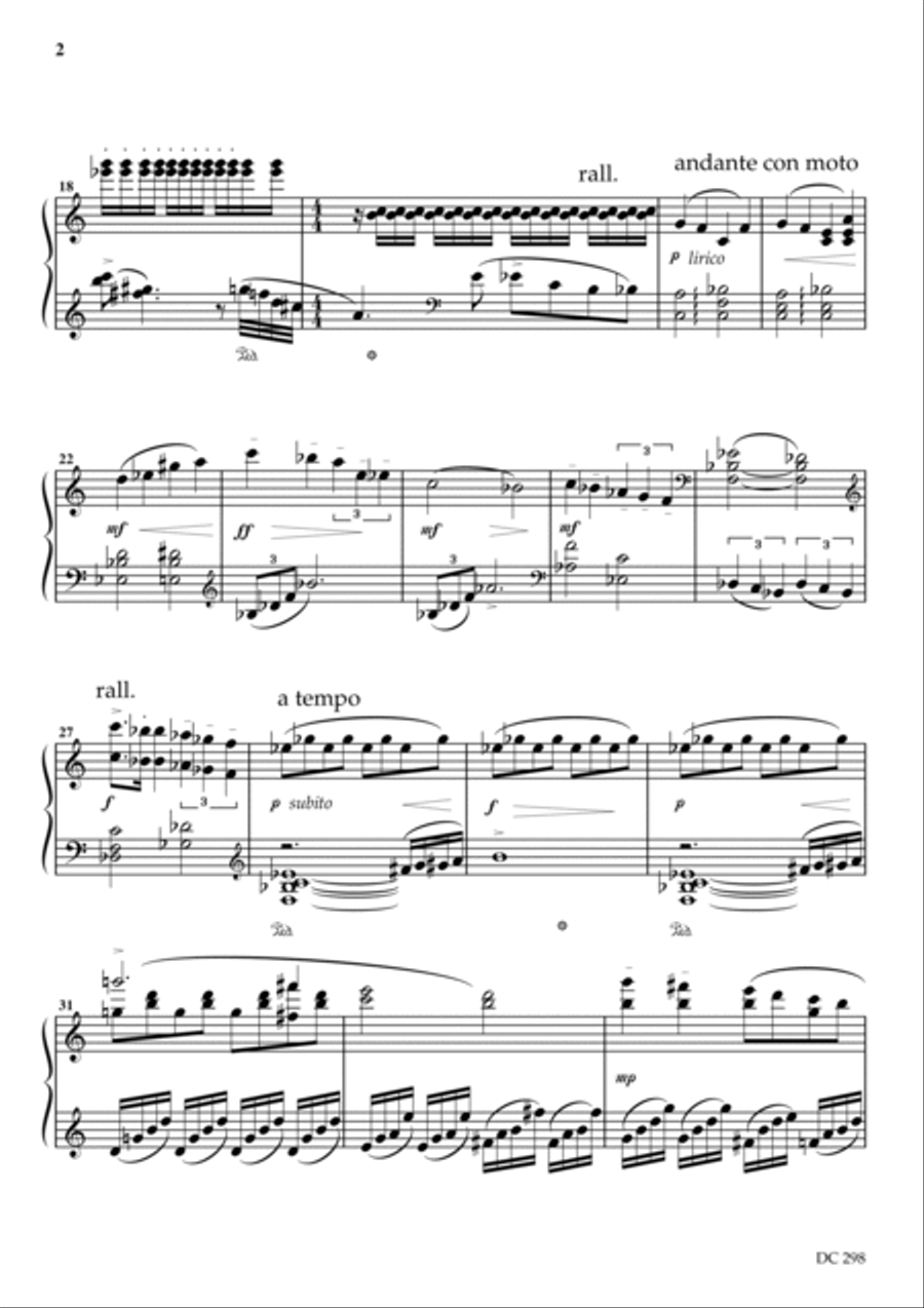 Piano Sonata No.2 Piano Sonata No.2 Piano Solo scores gallery preview page 2