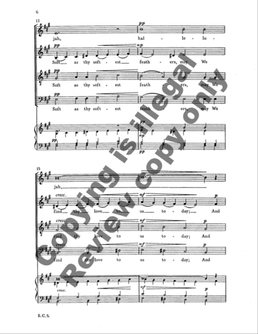 The Eternal Dove The Eternal Dove 4-Part scores gallery preview page 6