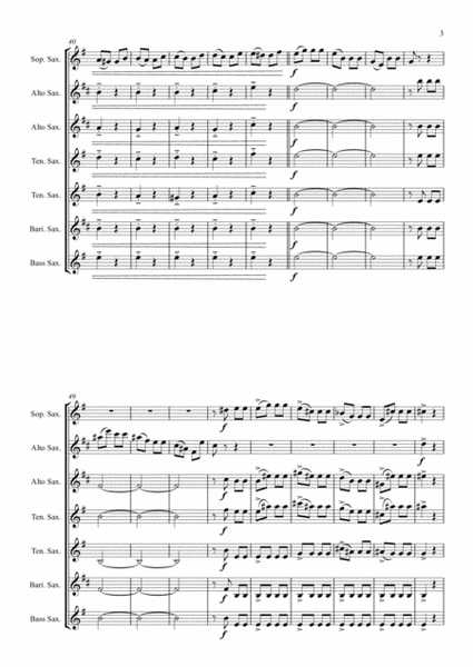 Beethovens 5th Symphony - 1st Movement (Excerpt) - Saxophone Quintet - Arrangement: Thomas H. Graf