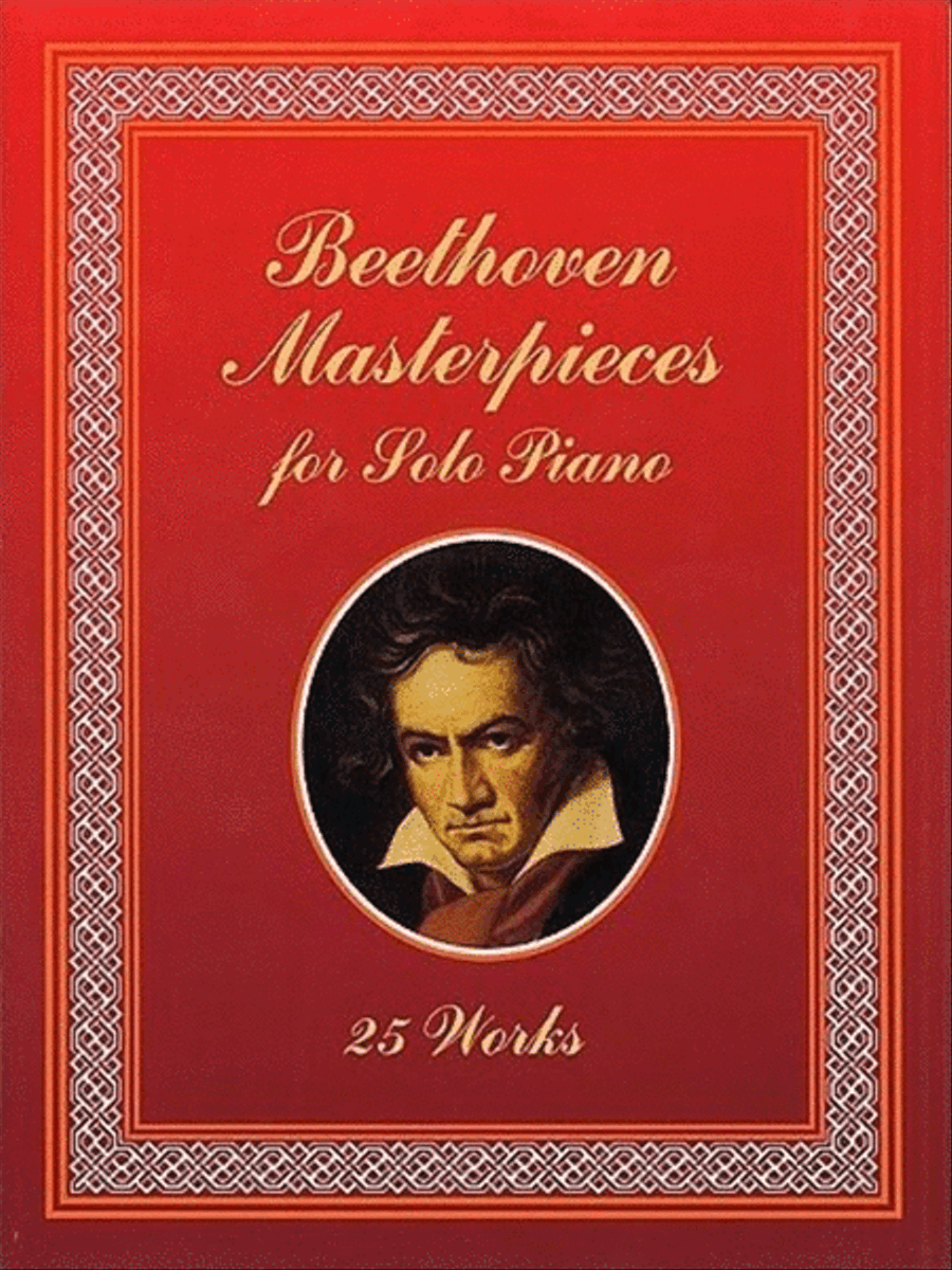 Beethoven Masterpieces For Solo Piano 25 Works Piano Solo scores gallery preview page 1