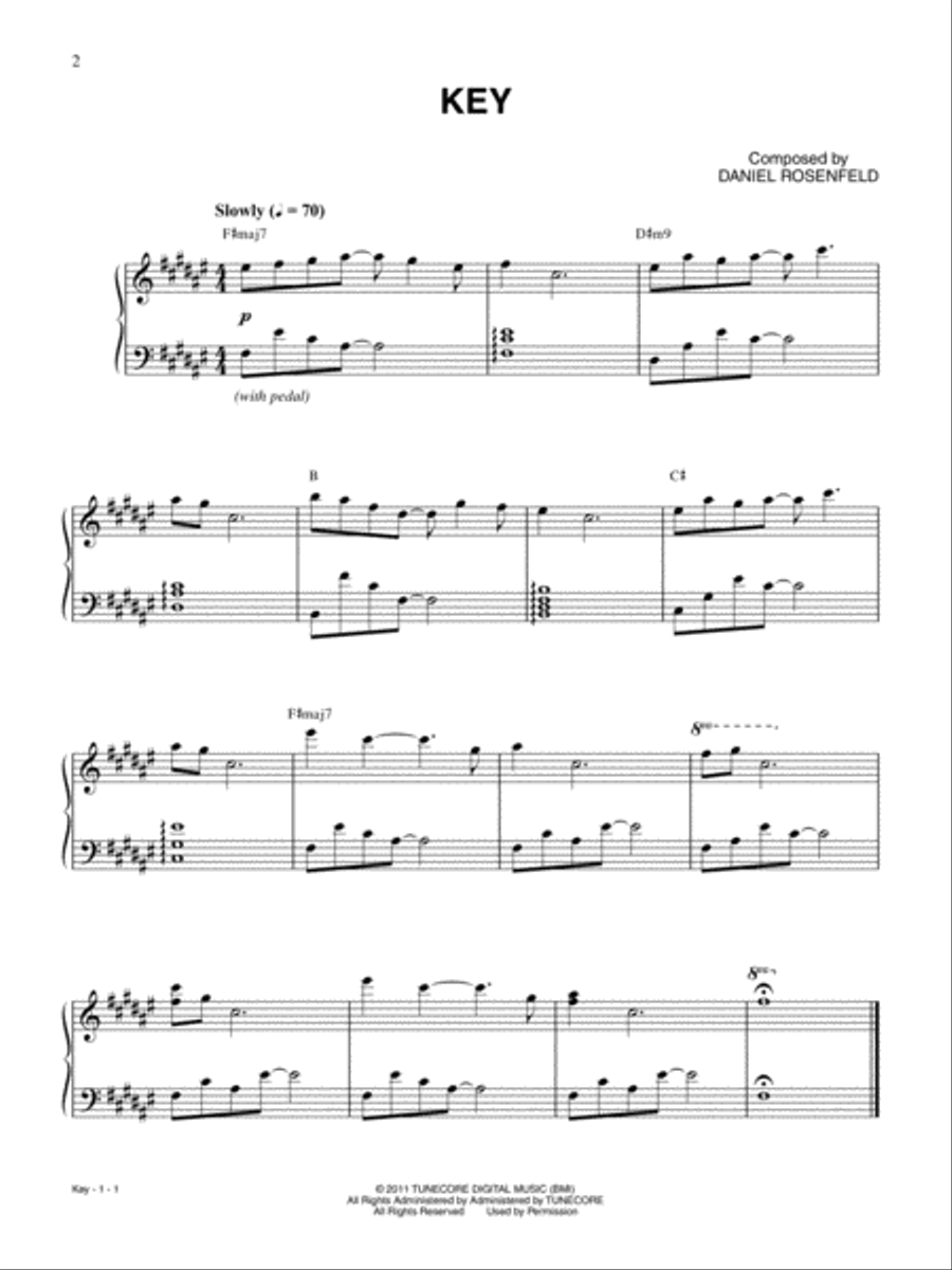 Minecraft -- Volume Alpha Piano Solo scores gallery preview page 2