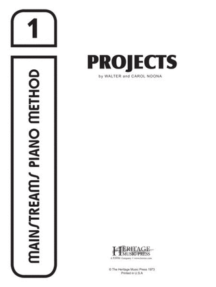 Book cover for Mainstreams - Projects 1