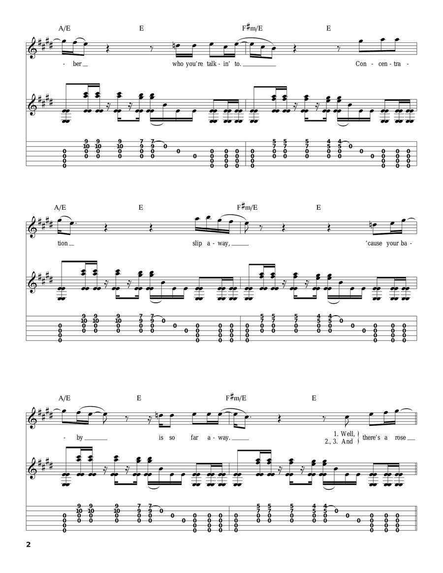 Love The One You're With Acoustic Guitar scores gallery preview page 2