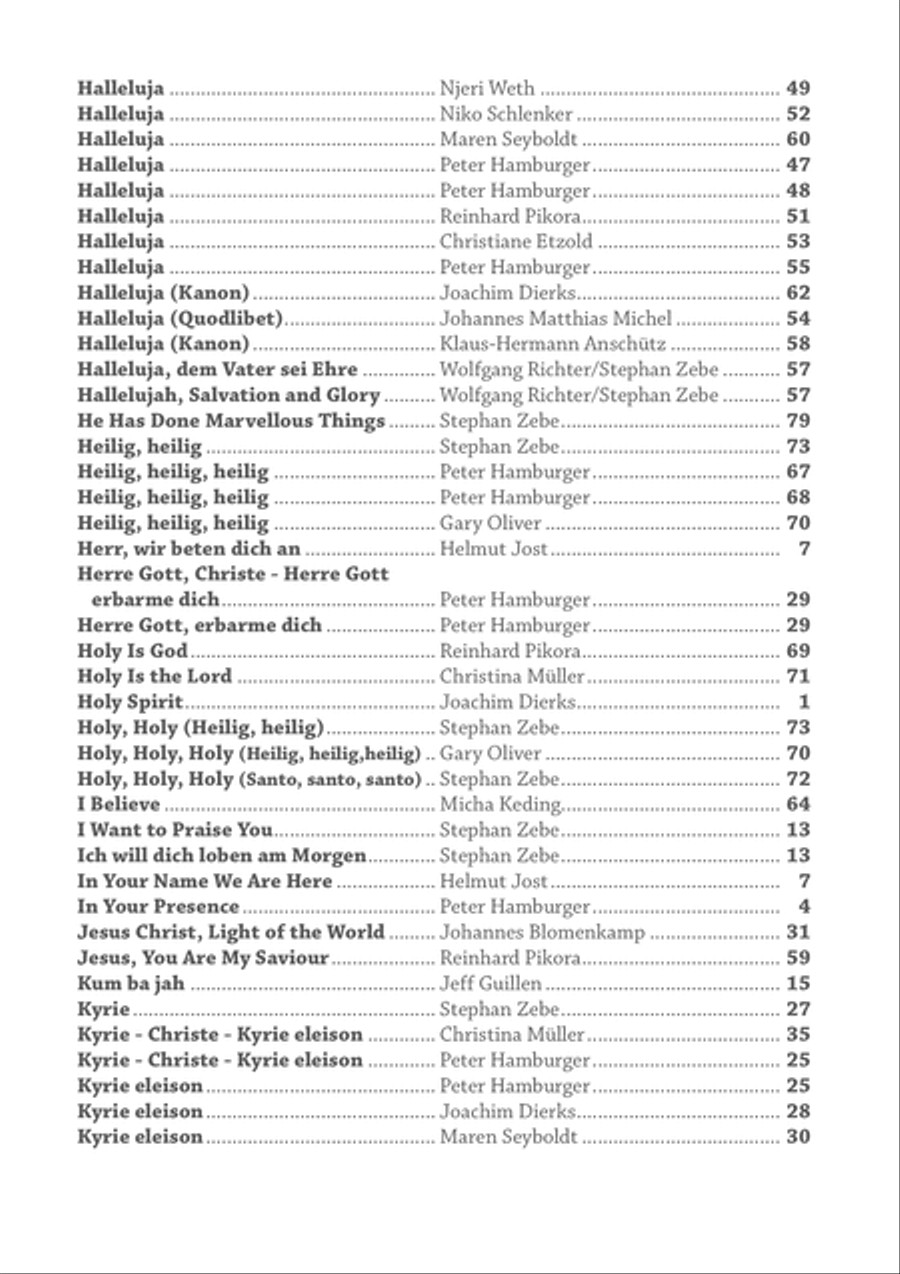 Glory to God! Gospel liturgisch. Voice scores gallery preview page 16