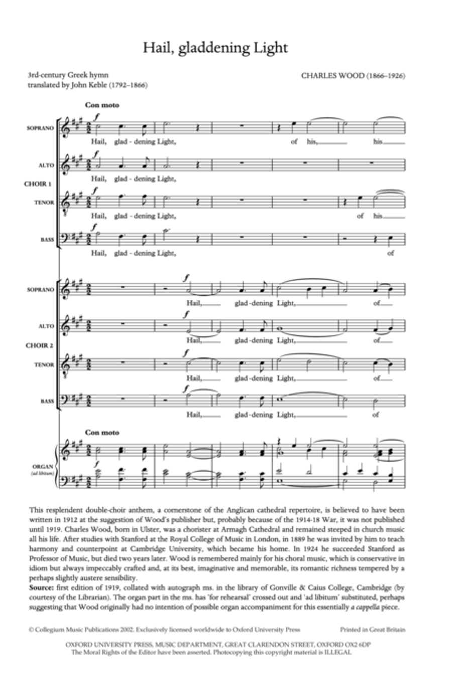 Hail, gladdening Light Hail, gladdening Light 4-Part scores gallery preview page 2