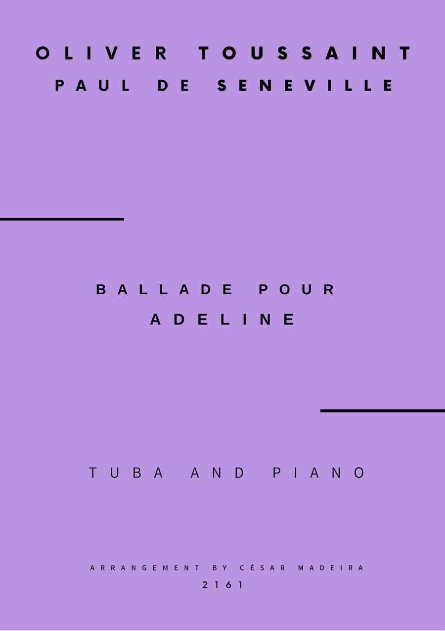 Ballade Pour Adeline Piano scores gallery preview page 1