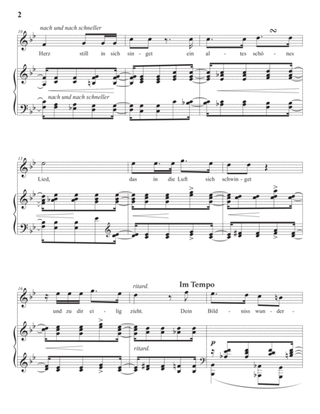 SCHUMANN: Intermezzo, Op. 39 no. 2 (in 3 high keys: B-flat, A, A-flat major)