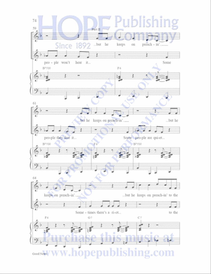 Sailor's Bible Children's Choir scores gallery preview page 75