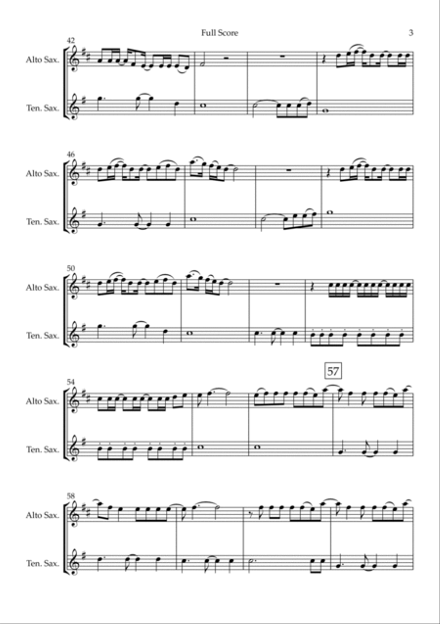 Empire State Of Mind Woodwind Duet scores gallery preview page 3