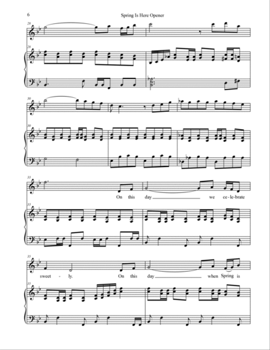 The Empty Pot - Score Part 1 Voice scores gallery preview page 6