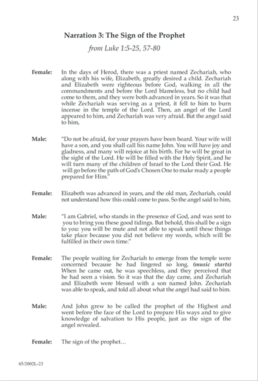 And This Shall Be a Sign And This Shall Be a Sign 4-Part scores gallery preview page 24