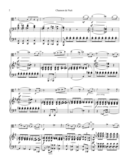 Chanson de Nuit for viola and piano image number null