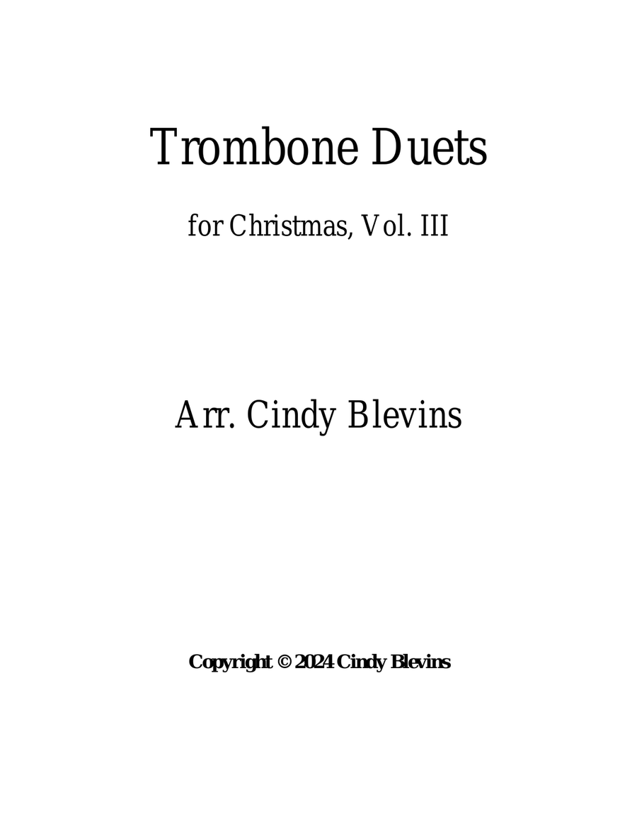 Trombone Duets for Christmas, Vol. III (12 Arrangements) Trombone Duet scores gallery preview page 6