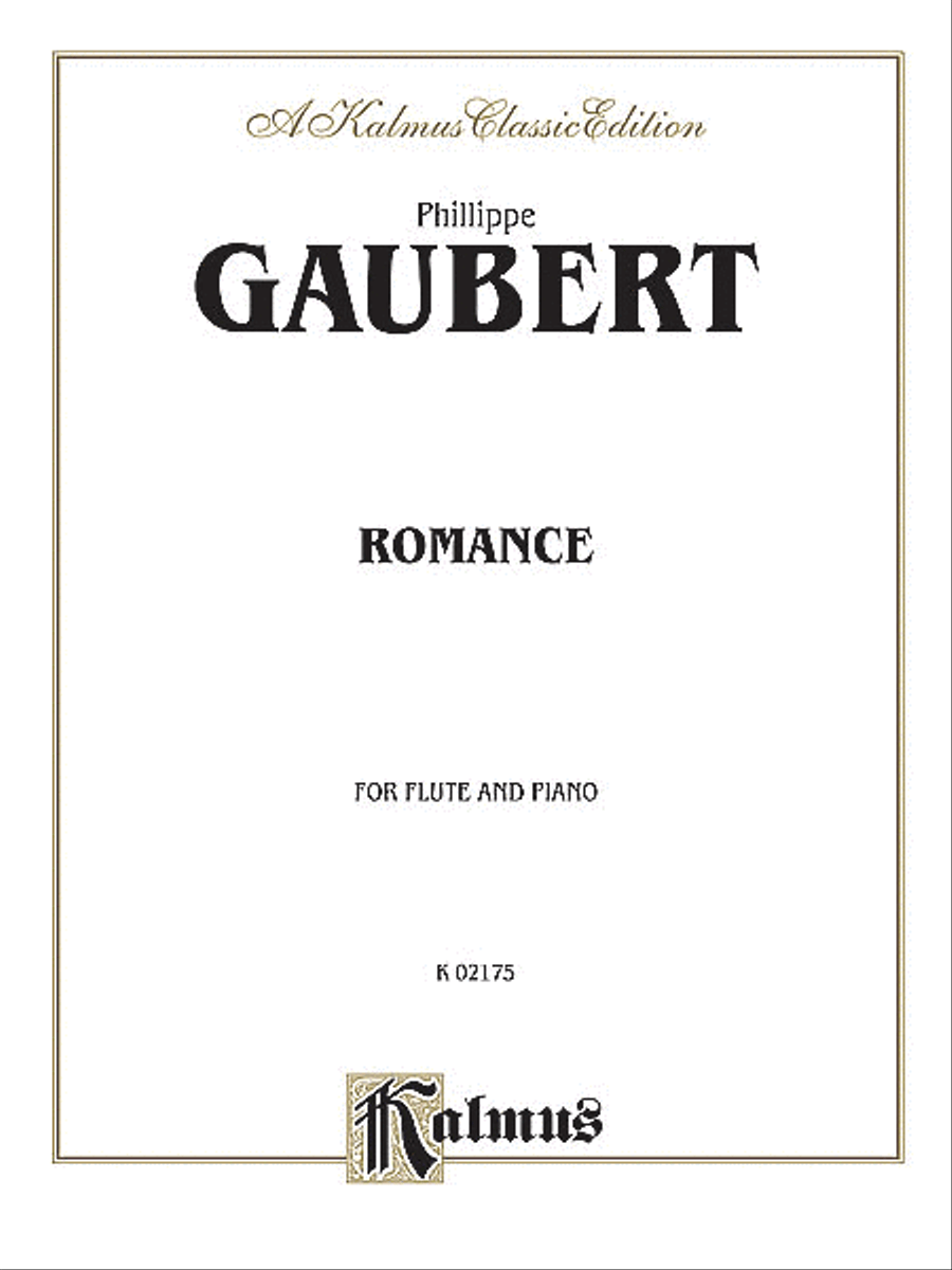 Romance For Flute & Piano Small Ensemble scores gallery preview page 1