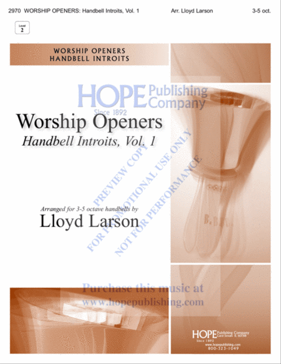 WORSHIP OPENERS: Handbell Introits, Vol 1 Handbell Choir scores gallery preview page 2