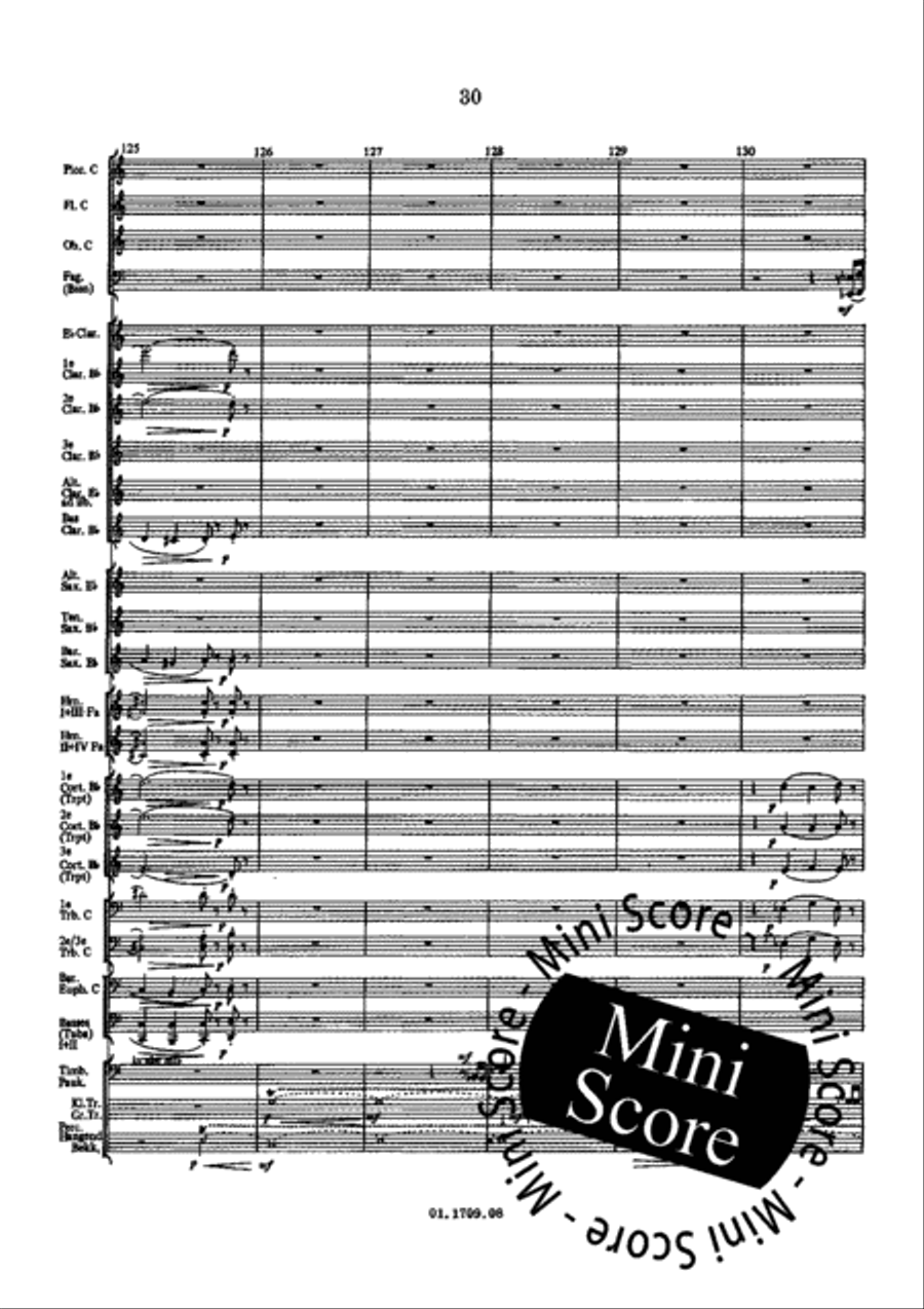 Marcia Pomposa Concert Band scores gallery preview page 34