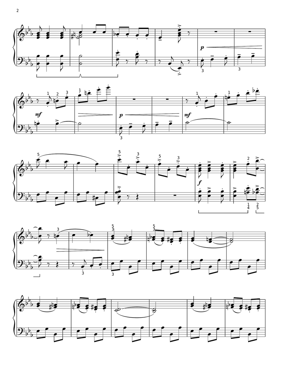 I Have Confidence (from The Sound Of Music) (arr. Phillip Keveren) Piano Solo scores gallery preview page 2