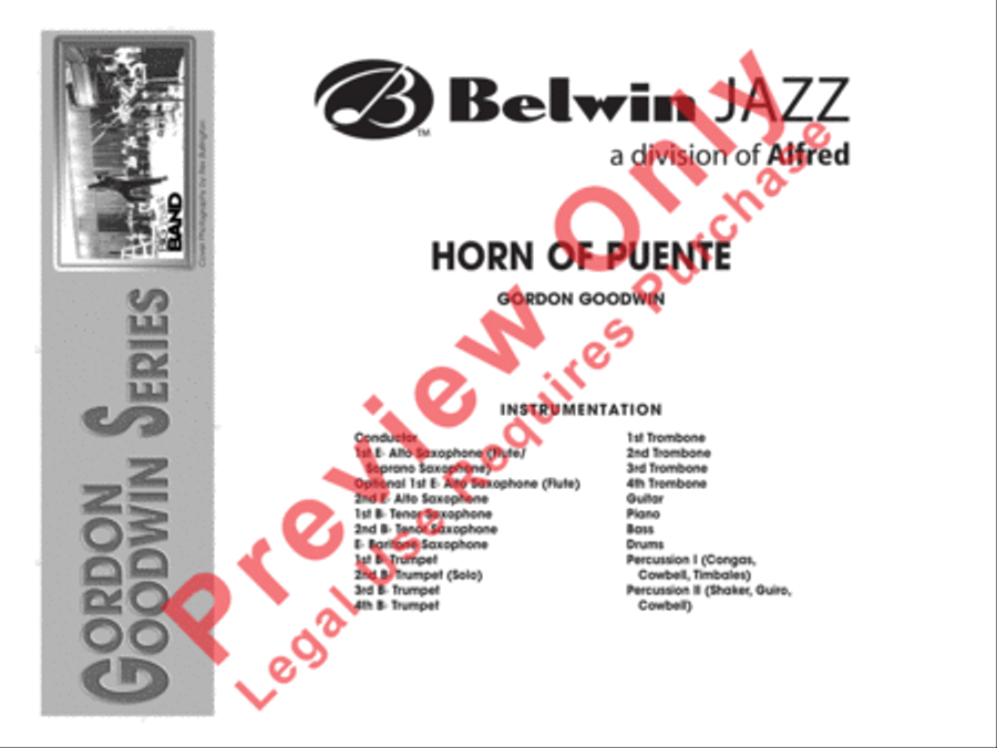 Horn of Puente Jazz Ensemble scores gallery preview page 2
