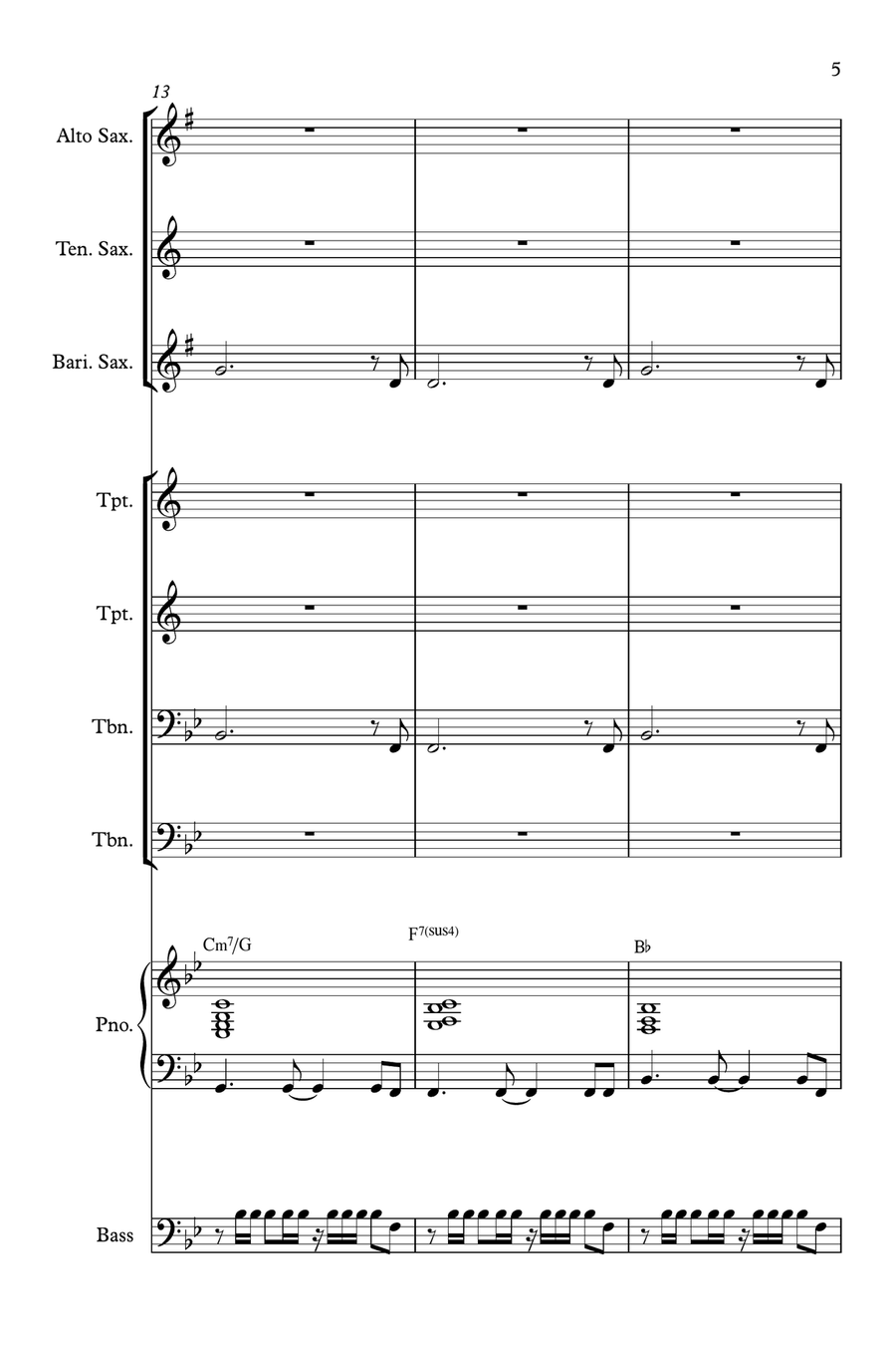 Circle Of Life Concert Band scores gallery preview page 5