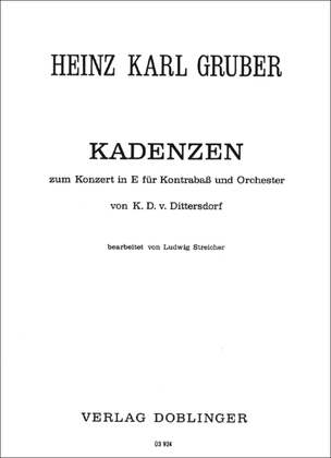 Book cover for Kadenzen