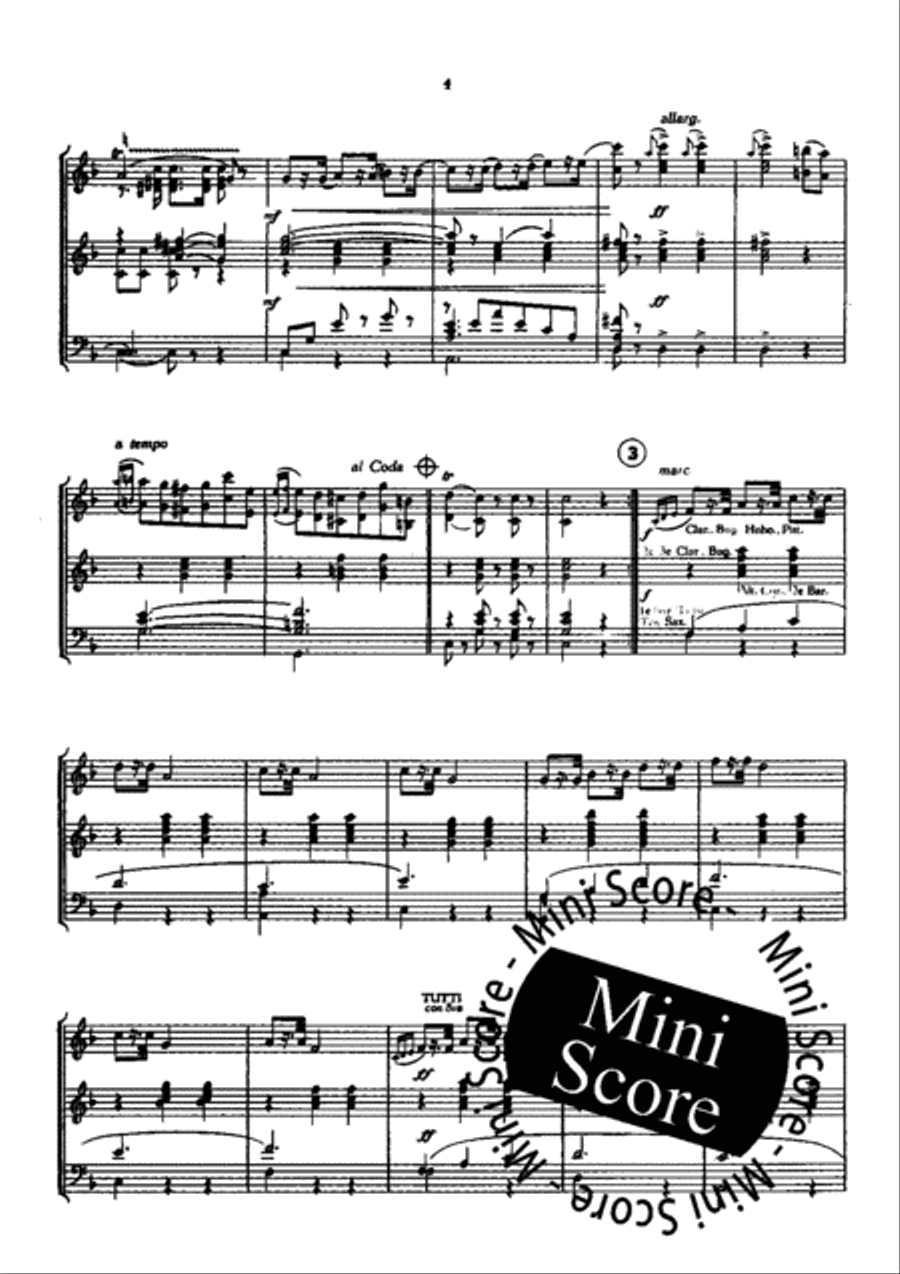 La Czarine La Czarine Fanfare Band scores gallery preview page 6