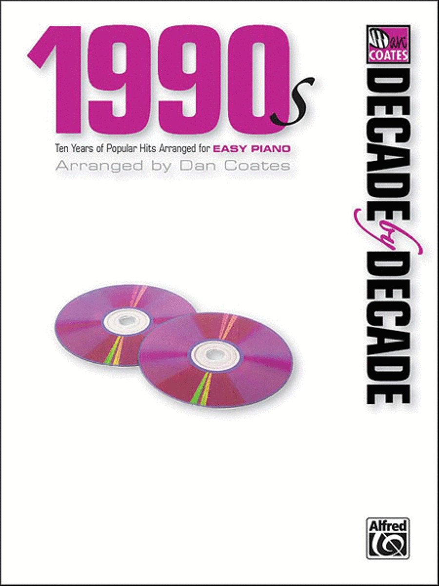 Decade by Decade 1990s Easy Piano scores gallery preview page 1