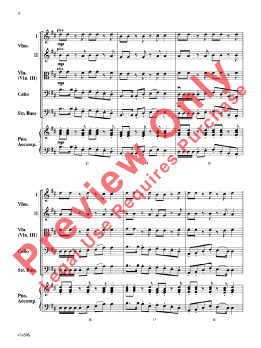 When Robins Dance String Orchestra scores gallery preview page 5