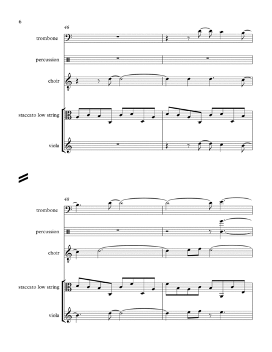 Un Beau Dégoûtant - Score Only Chamber Orchestra scores gallery preview page 6