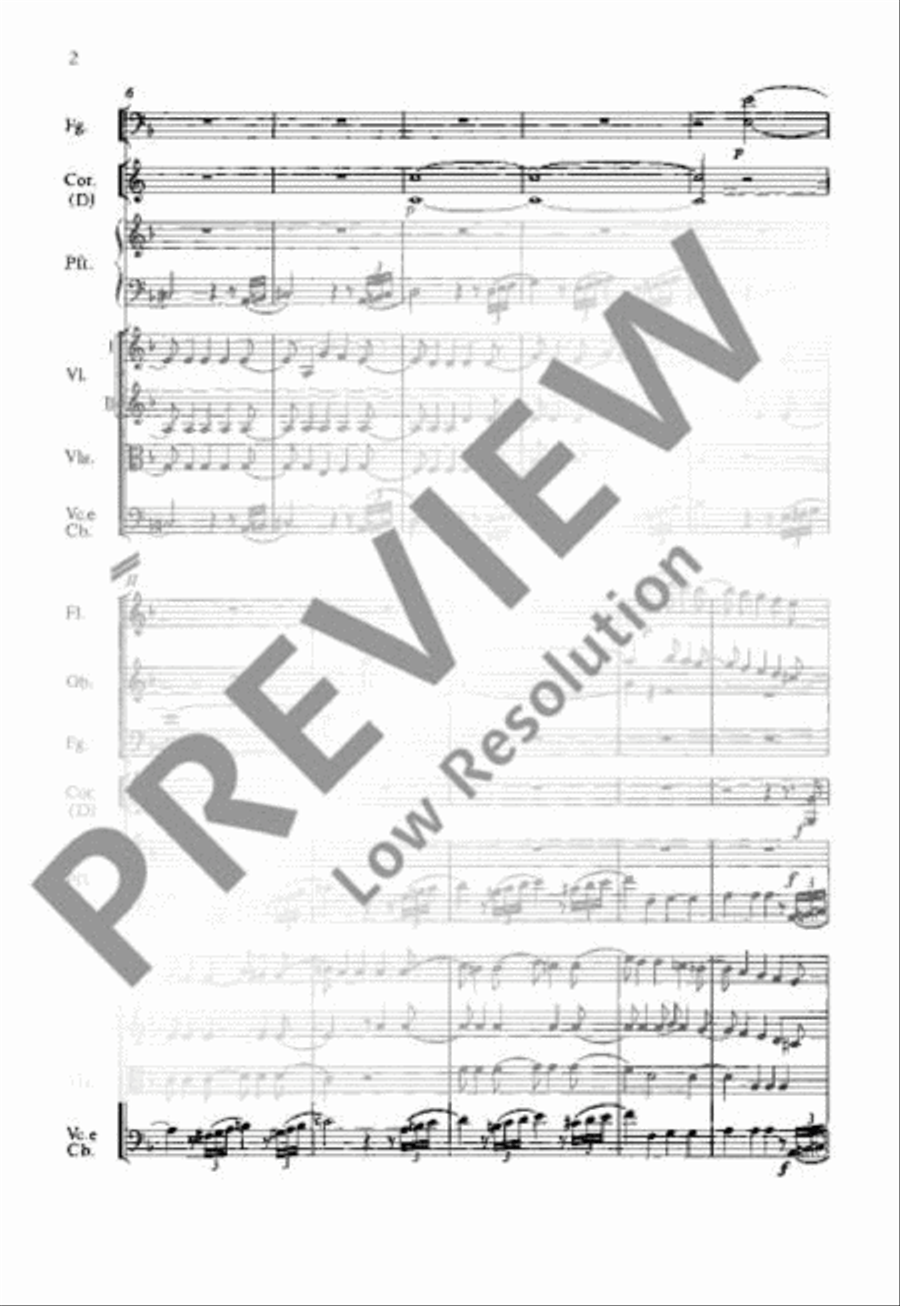 Concerto No. 20 D minor Orchestra scores gallery preview page 13