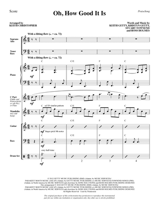 Oh, How Good It Is (arr. Keith Christopher) - Full Score