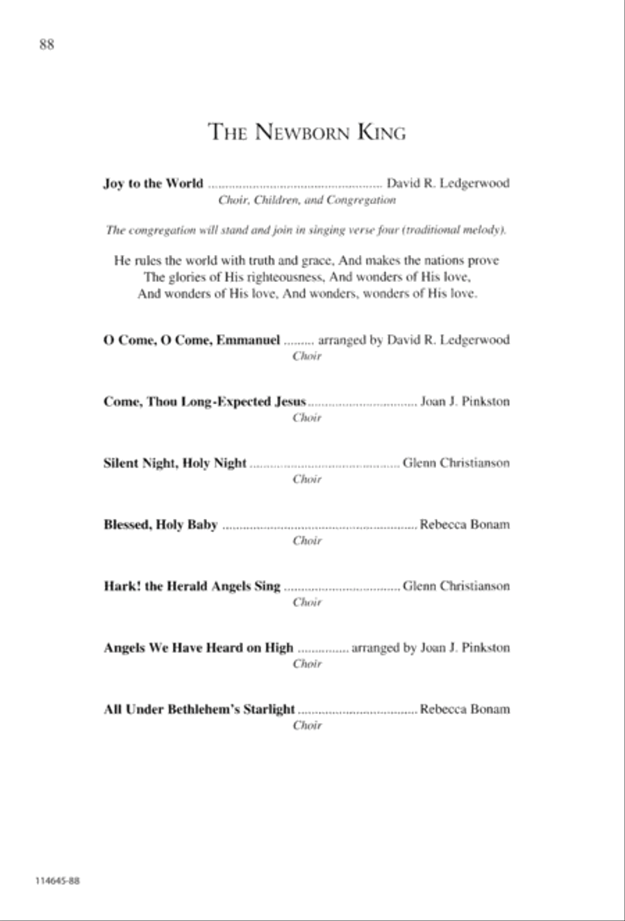 The Newborn King The Newborn King 4-Part scores gallery preview page 96