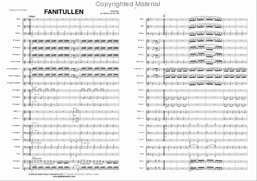 Fanitullen Concert Band scores gallery preview page 2