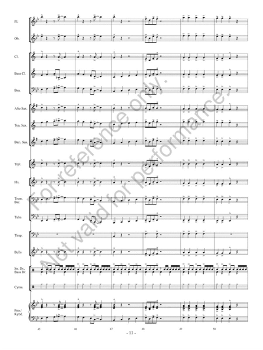 Band Rocks! Concert Band scores gallery preview page 12