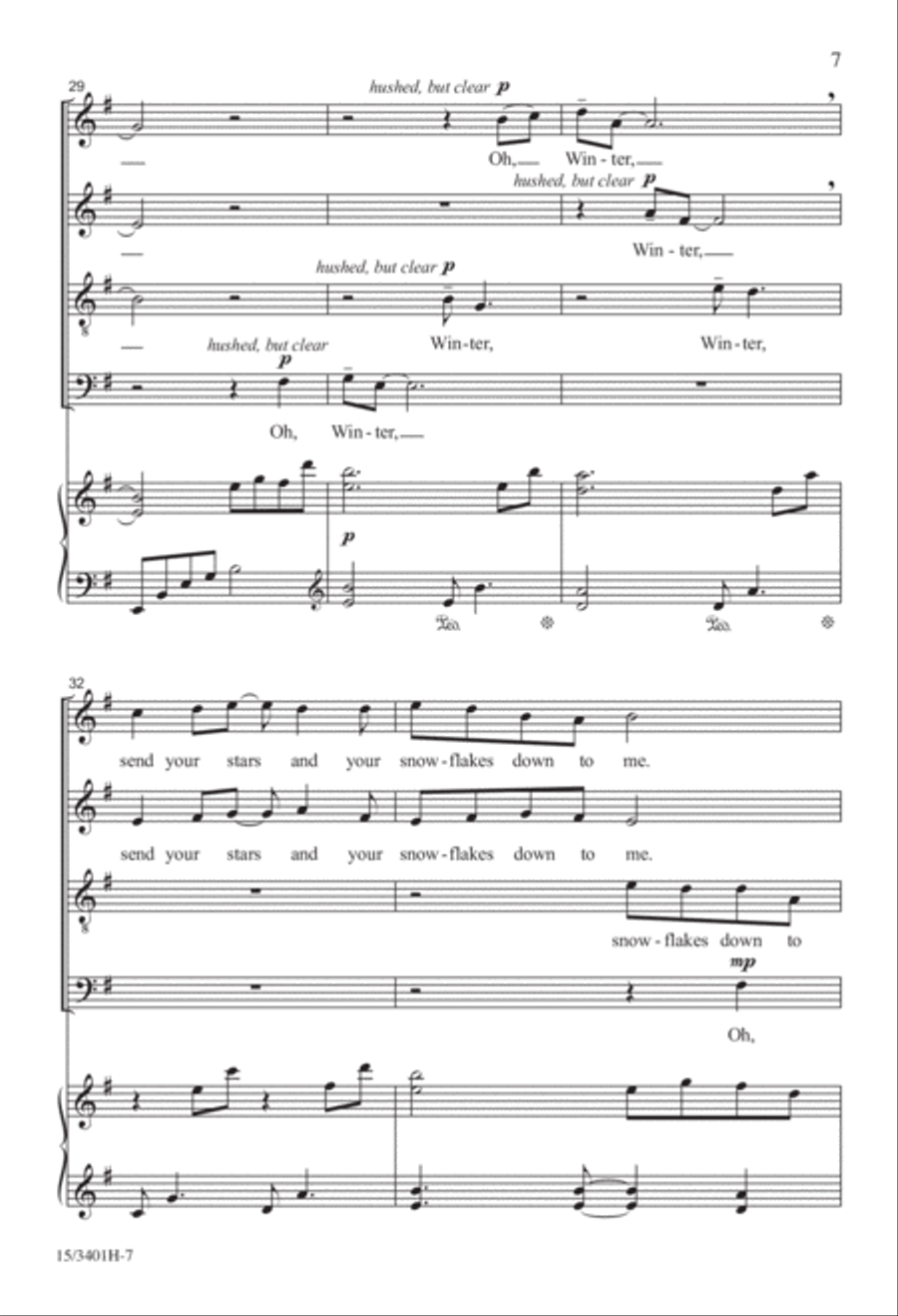 Winter's Waking 4-Part scores gallery preview page 7