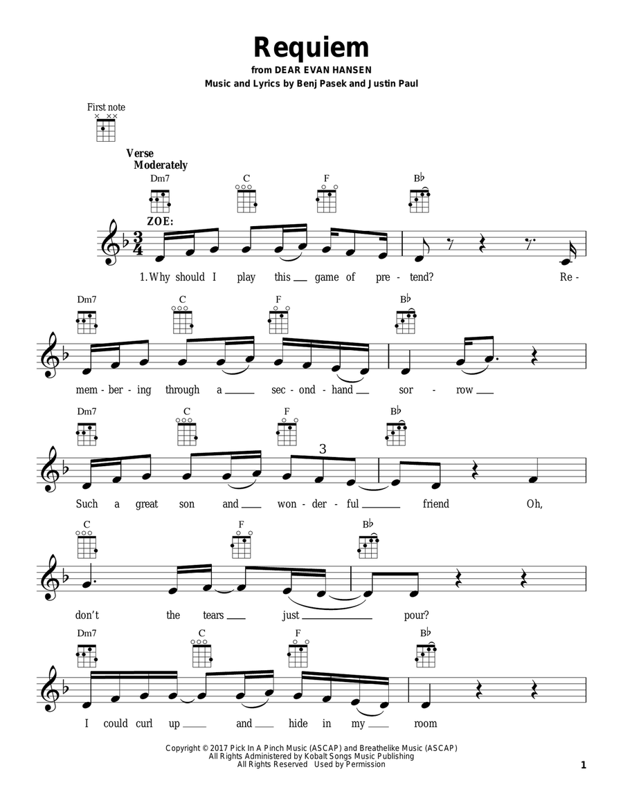 Requiem (from Dear Evan Hansen)