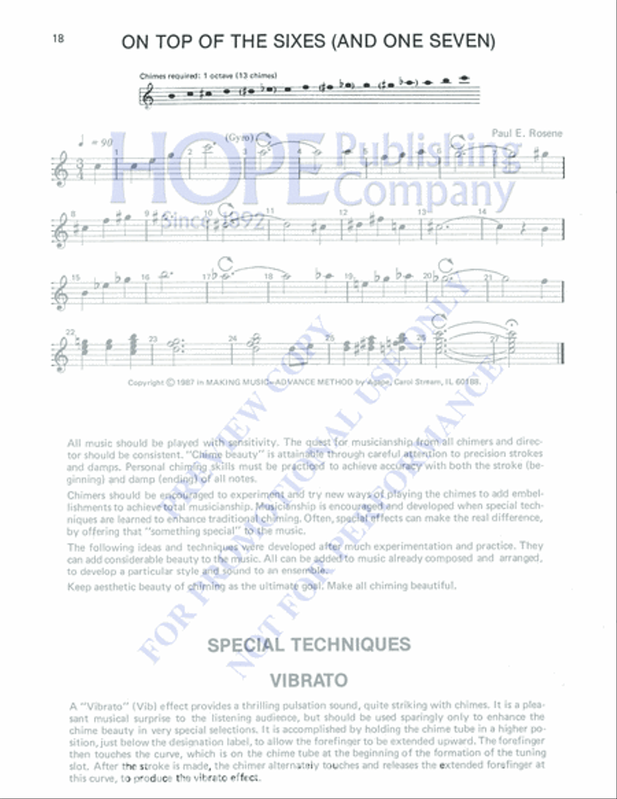 Making Music with Choirchimes 2-Octaves scores gallery preview page 20