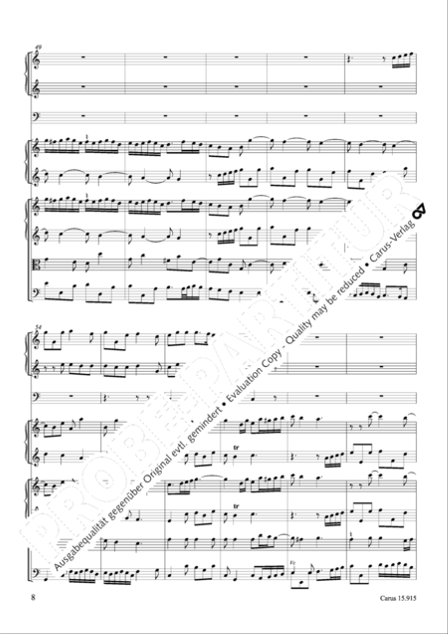 Suite in C minor Oboe scores gallery preview page 9