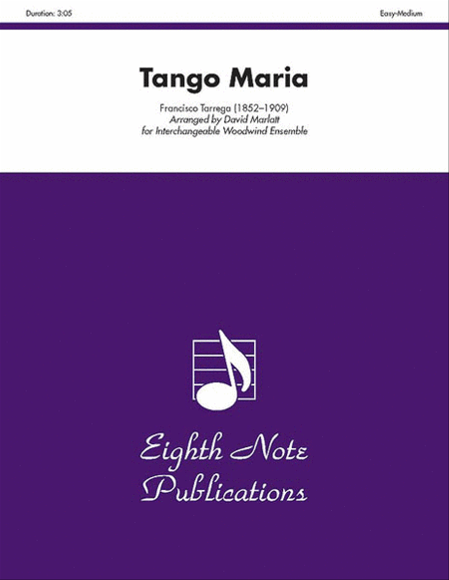 Tango Maria Tango Maria Woodwind Ensemble scores gallery preview page 1