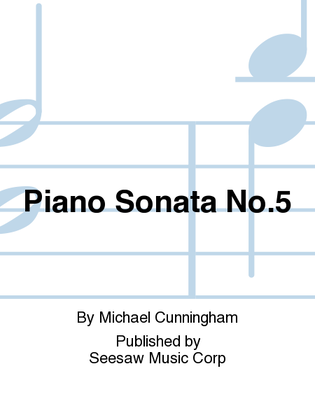 Book cover for Piano Sonata No.5