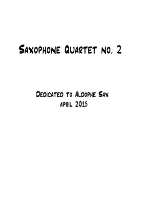 Saxophone Quartet #2