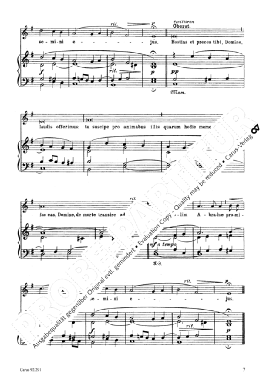 Requiem Unison Choir scores gallery preview page 8