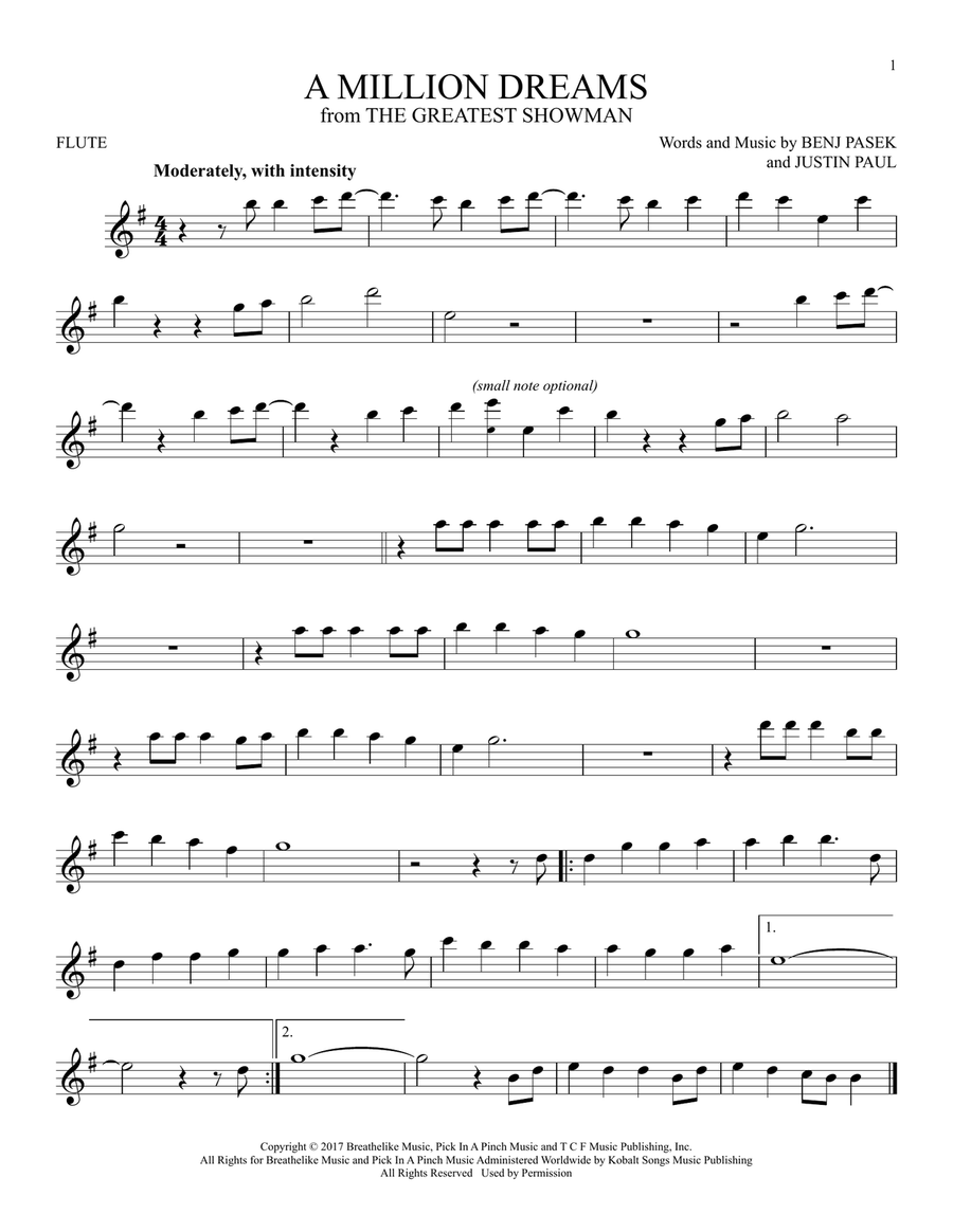 A Million Dreams (from The Greatest Showman)
