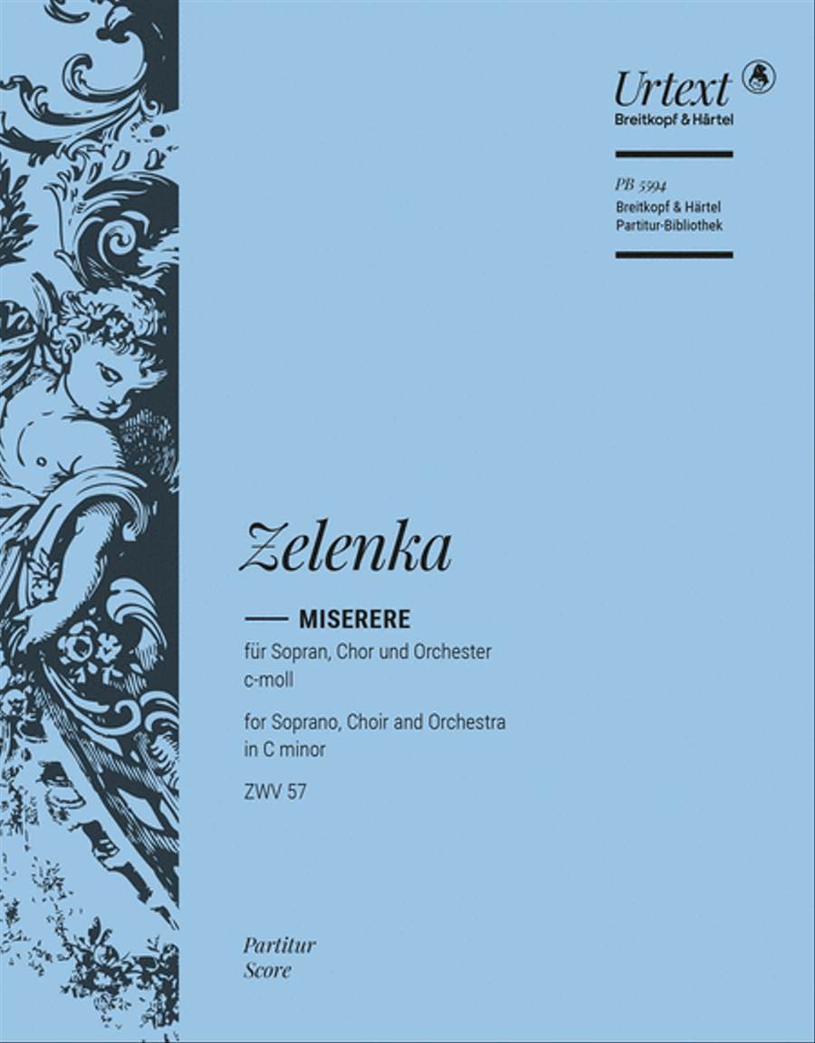 Miserere in C minor ZWV 57 4-Part scores gallery preview page 1