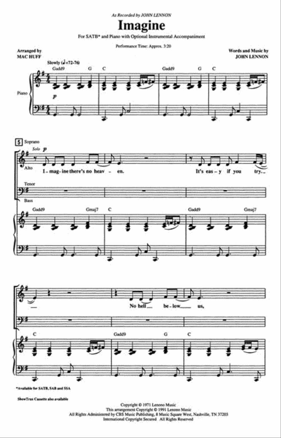 Imagine Imagine 4-Part scores gallery preview page 3
