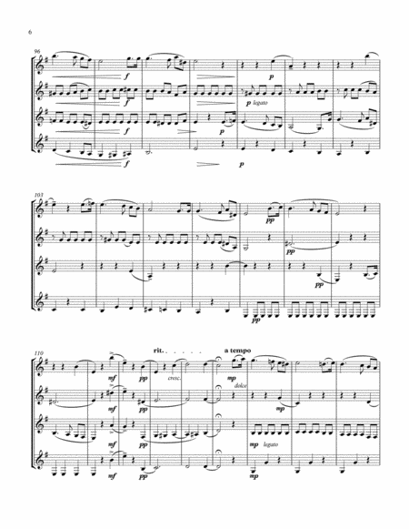 Spohr: Minuet from String Quartet no. 13 for Clarinet Quartet image number null